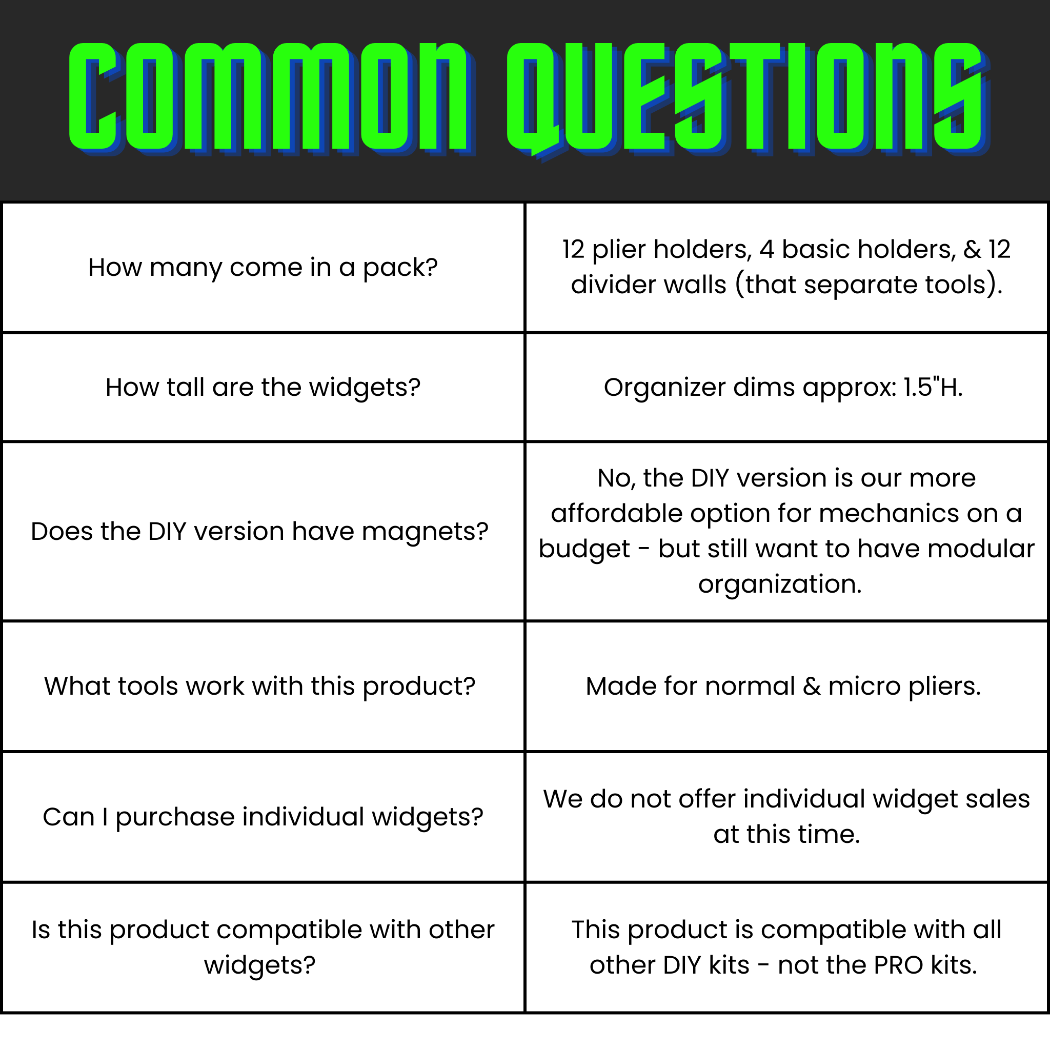 DIY - Plier Organizer - Toolbox Widget Canada, Plier Organizer, Plier Organization, Toolbox Widget, Tool Box Widget, Tool Organization, Plier Holder