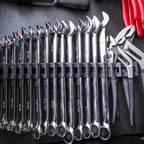DIY - Universal Organizer Angled - Toolbox Widget Canada, Wrench Organizer, Wrench Organization, Toolbox Widget, Tool Box Widget, Tool Organization, Wrench Holder