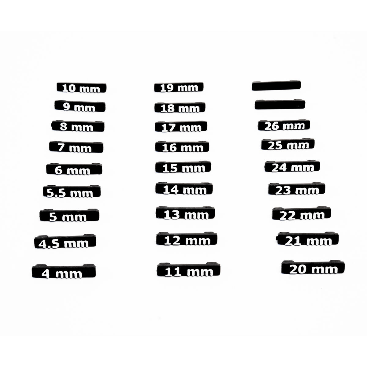 Wrench Size Labels - Metric+