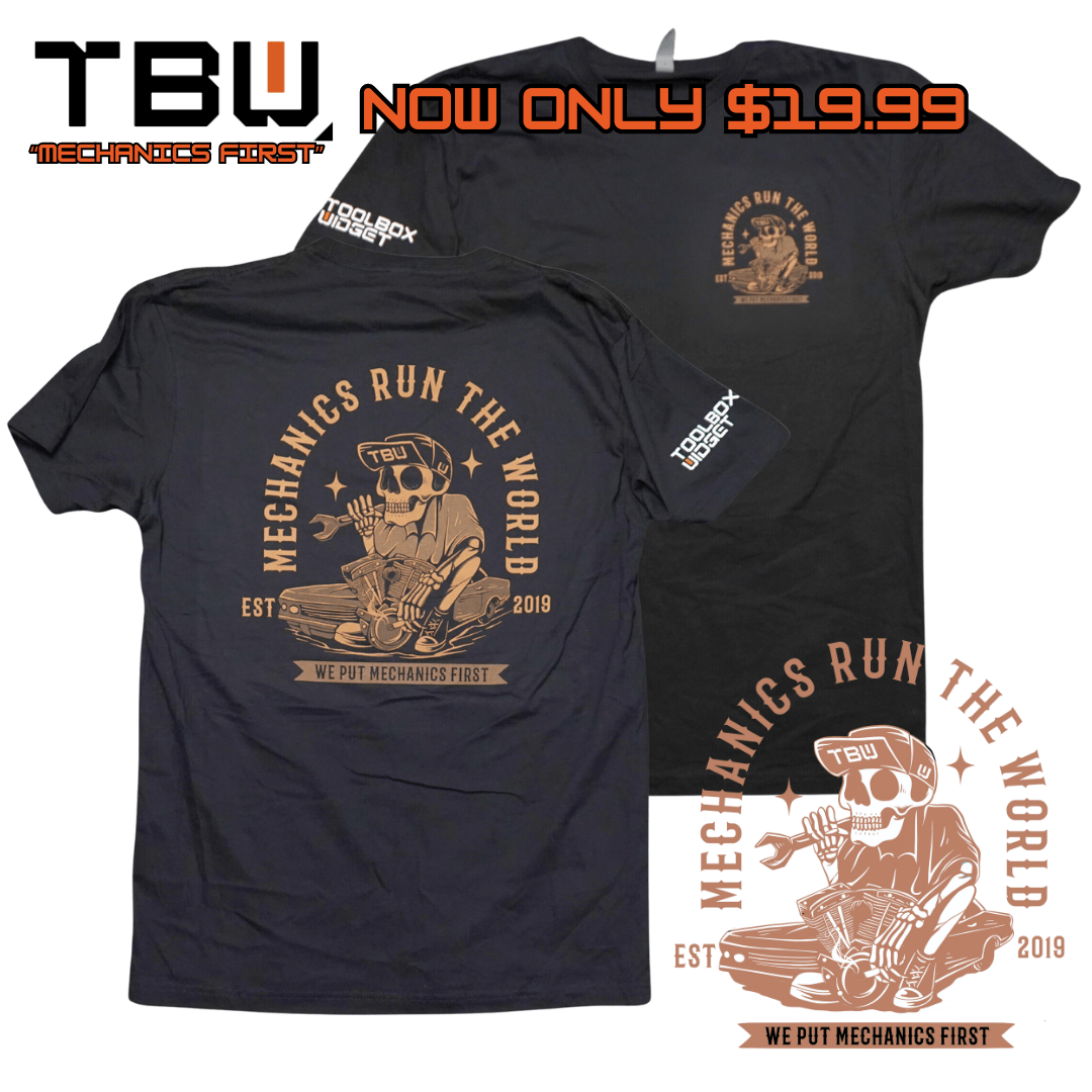 NEW TBW LOGO MECHANIC T - SHIRTS - Toolbox Widget USA