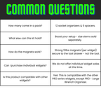 Pro - 1/4" Socket Organizers - Toolbox Widget Canada Socket Organizer, Socket Organization, Toolbox Widget, Tool Box Widget,  Tool Organization, Socket Holder, Socket Tray