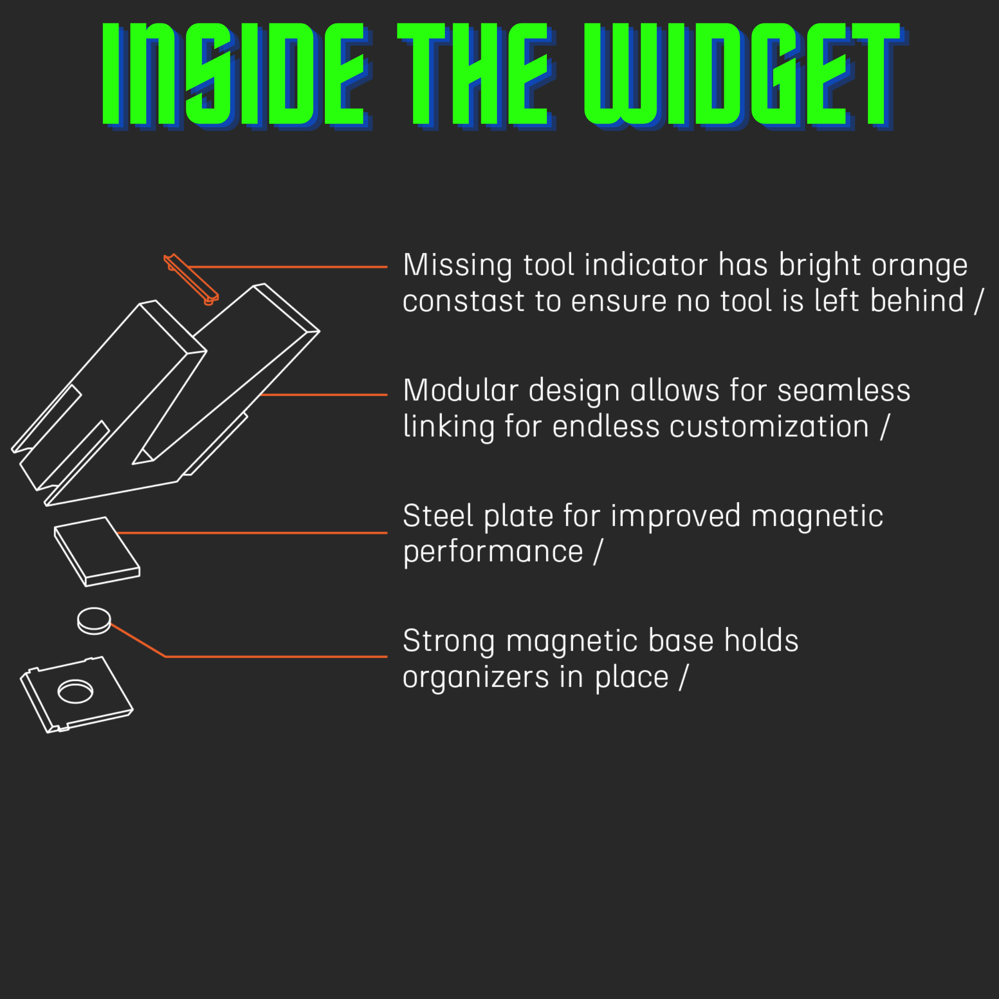 Pro - Large Wrench Organizers - Toolbox Widget Canada Wrench Organizer, Wrench Organization, Toolbox Widget, Tool Box Widget, Tool Organization, Wrench Holder