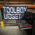 Toolbox Widget Shop Banner (3' x 5') - Toolbox Widget USA