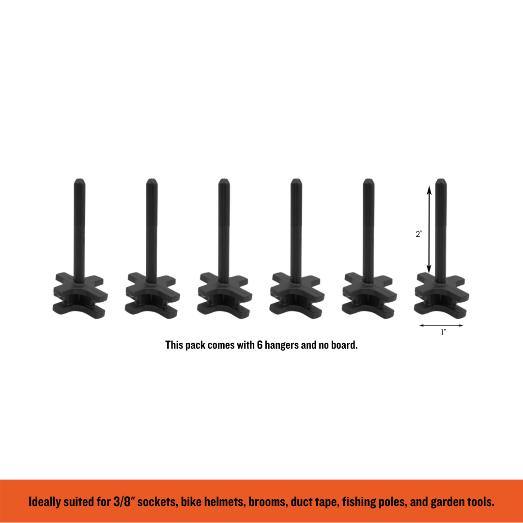 2-Inch Hanger, Toolhanger, Tool Organizer, Tool Organization, Toolbox Widget, Tool Box Widget, Tool Organization, Tool Holder, Peg Board