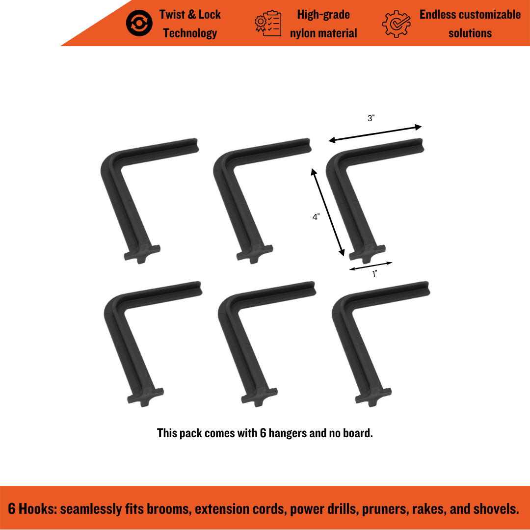 ToolHanger Hook Hanger, Toolhanger, Tool Organizer, Tool Organization, Toolbox Widget, Tool Box Widget, Tool Organization, Tool Holder, Peg Board