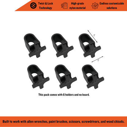 ToolHanger Screwdriver Holder, Toolhanger, Tool Organizer, Tool Organization, Toolbox Widget, Tool Box Widget, Tool Organization, Tool Holder, Peg Boards