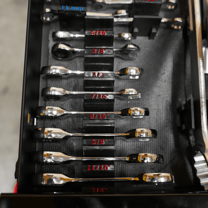 Wrench Size Labels - Metric (2.0) - Toolbox Widget Canada Wrench Organizer, Wrench Organization, Toolbox Widget, Tool Box Widget, Tool Organization, Wrench Holder