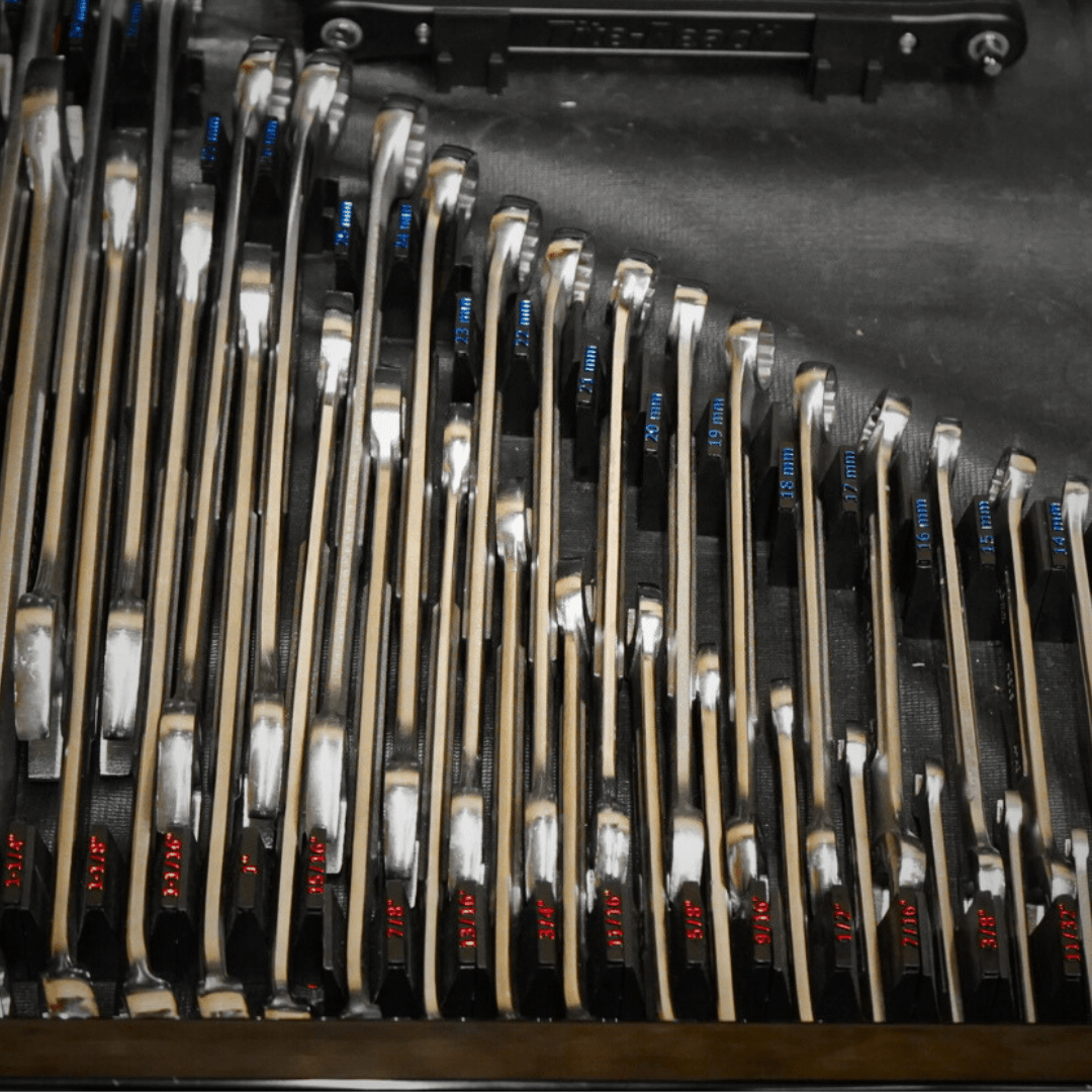 Wrench Size Labels - SAE+ (2.0) - Toolbox Widget Canada Wrench Organizer, Wrench Organization, Toolbox Widget, Tool Box Widget, Tool Organization, Wrench Holder