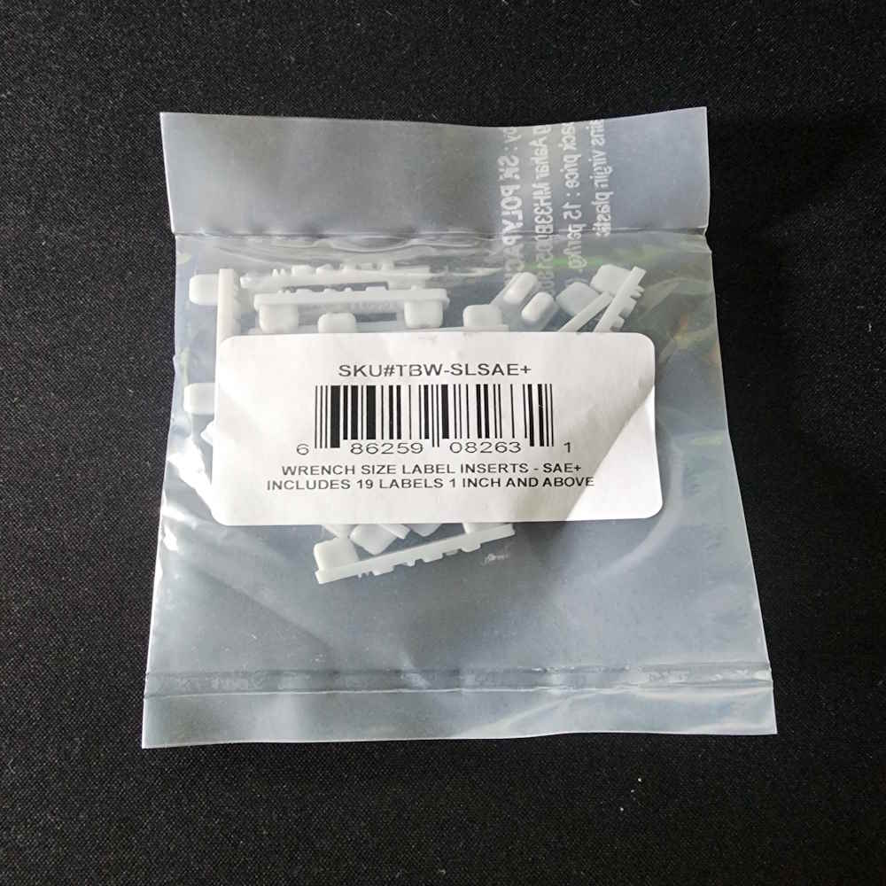 Wrench Size Labels - SAE+ (2.0) - Toolbox Widget Canada Wrench Organizer, Wrench Organization, Toolbox Widget, Tool Box Widget, Tool Organization, Wrench Holder