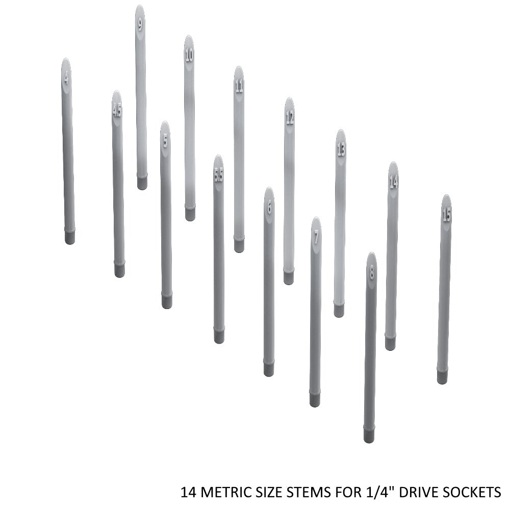 1/4" Socket Stems - Metric - Toolbox Widget CA