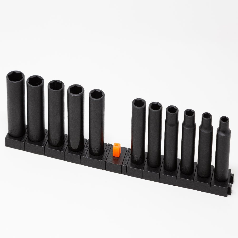 3/8" Socket Organizers - Toolbox Widget Canada Socket Organizer, Socket Organization, Toolbox Widget, Tool Box Widget, Tool Organization, Socket Holder, Socket Tray