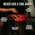 Grypmat Plus - DUO - Toolbox Widget Canada, Grypmat, Grip mat, Tool Mat, Toolbox Widget, Tool Box Widget, Non-slip, Tool caddy, Tool tote