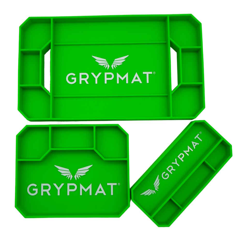 Grypmat Plus - TRIO - Toolbox Widget Canada, Grypmat, Grip mat, Tool Mat, Toolbox Widget, Tool Box Widget, Non-slip, Tool caddy, Tool tote