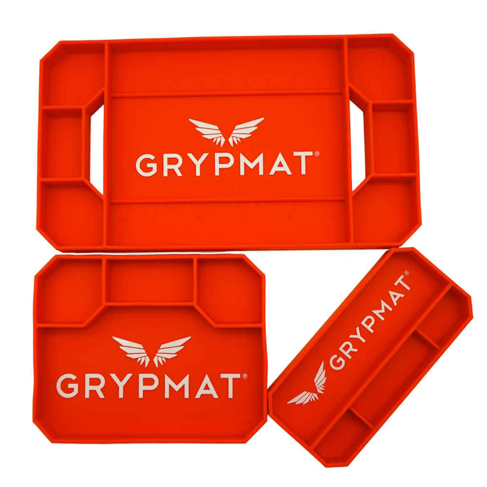 Grypmat Plus - TRIO - Toolbox Widget Canada, Grypmat, Grip mat, Tool Mat, Toolbox Widget, Tool Box Widget, Non-slip, Tool caddy, Tool tote