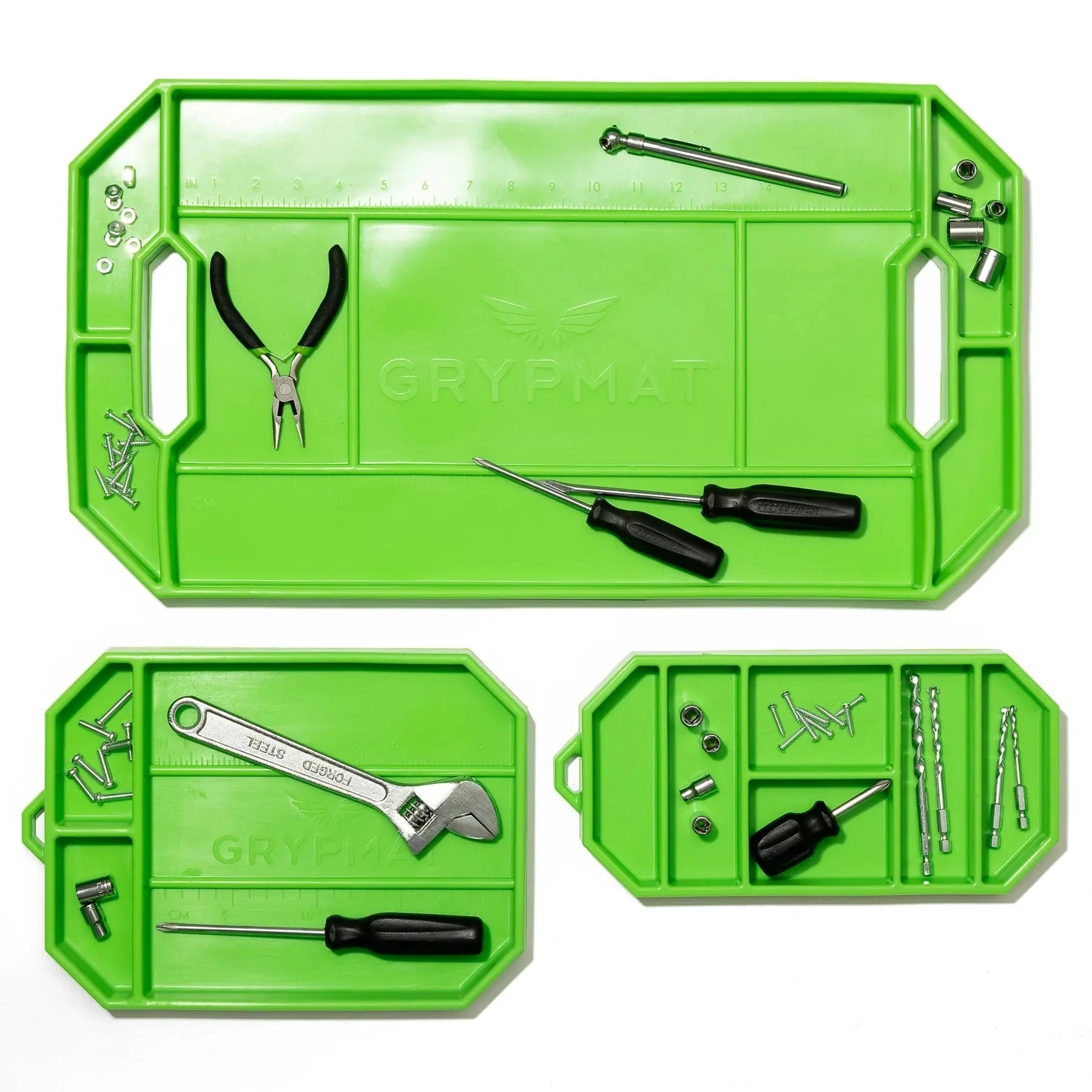 Grypmat Pro - Trio - Toolbox Widget Canada, Grypmat, Grip mat, Tool Mat, Toolbox Widget, Tool Box Widget, Non-slip, Tool caddy, Tool tote