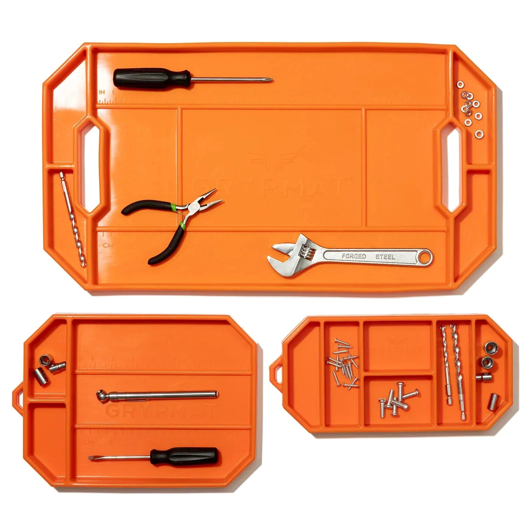 Grypmat Pro - Trio - Toolbox Widget Canada, Grypmat, Grip mat, Tool Mat, Toolbox Widget, Tool Box Widget, Non-slip, Tool caddy, Tool tote